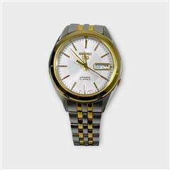 Seiko 5 7S26-03V0 White Dial Day Date Automatic Mens Watch JAPAN